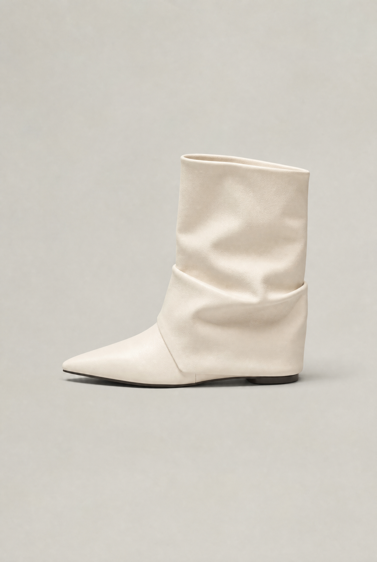 Women’s Pointed Toe Slouch Mid Calf Boots