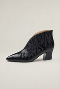 Women’s Croc Effect Pointed Toe Pumps