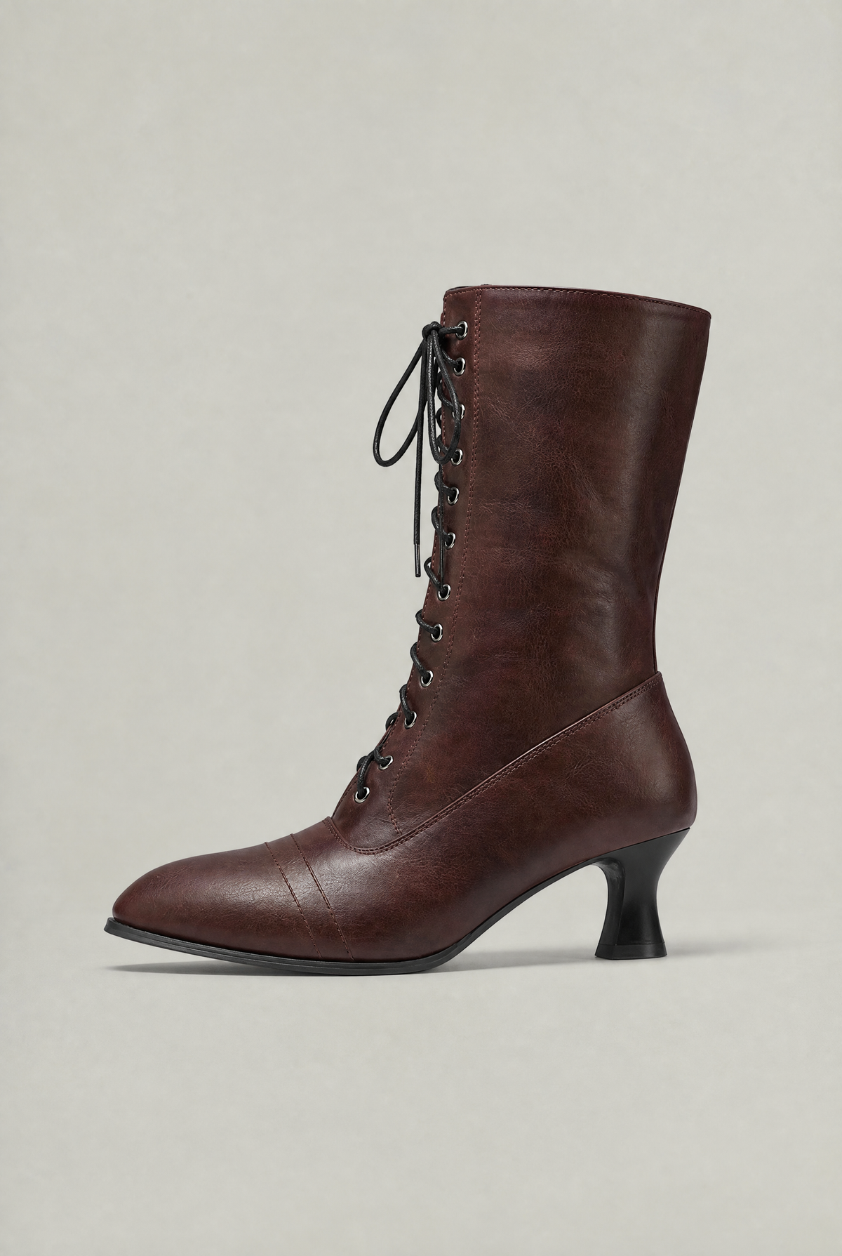 Women’s Victorian Lace Up Heeled Boots