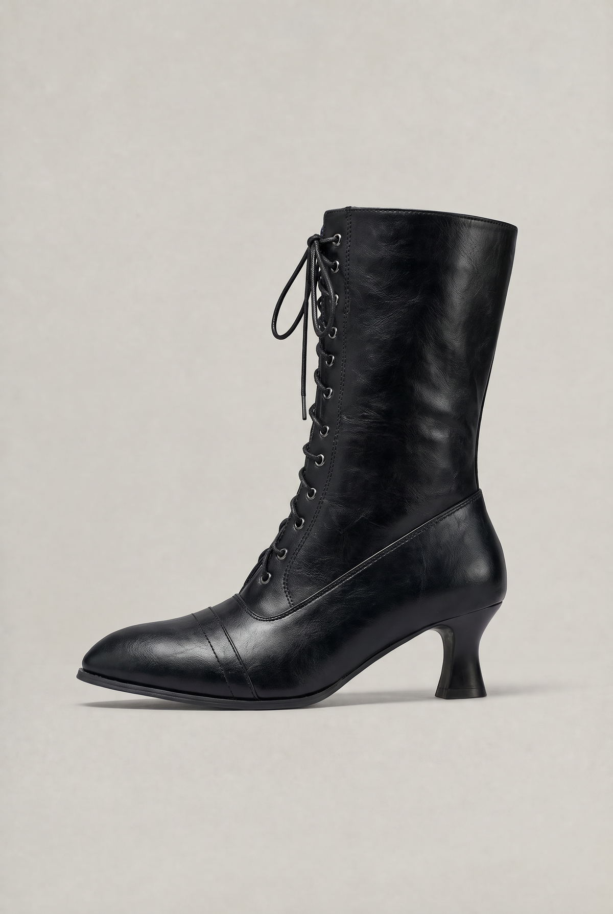 Women’s Victorian Lace Up Heeled Boots