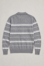 Men’s Striped Knit Rugby Jumper