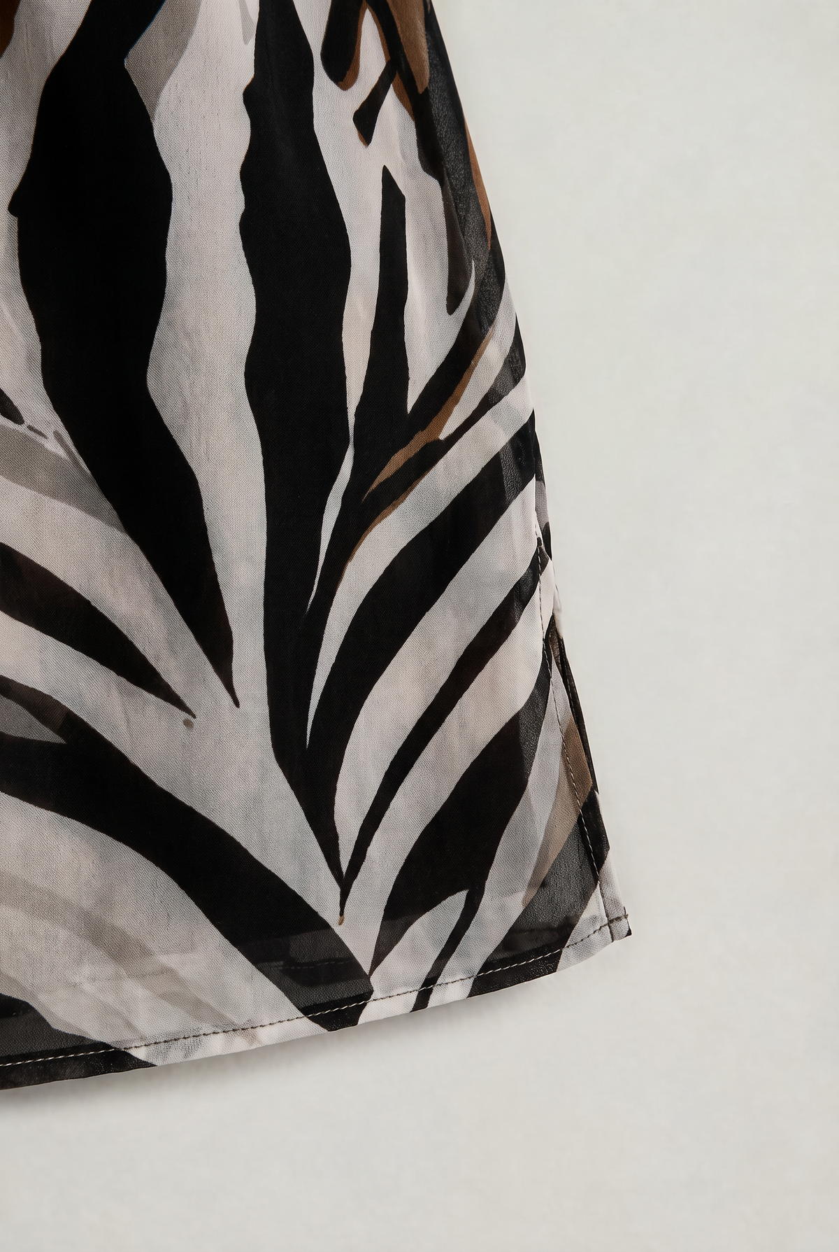 Women’s Zebra Print Halter Neck Maxi Dress