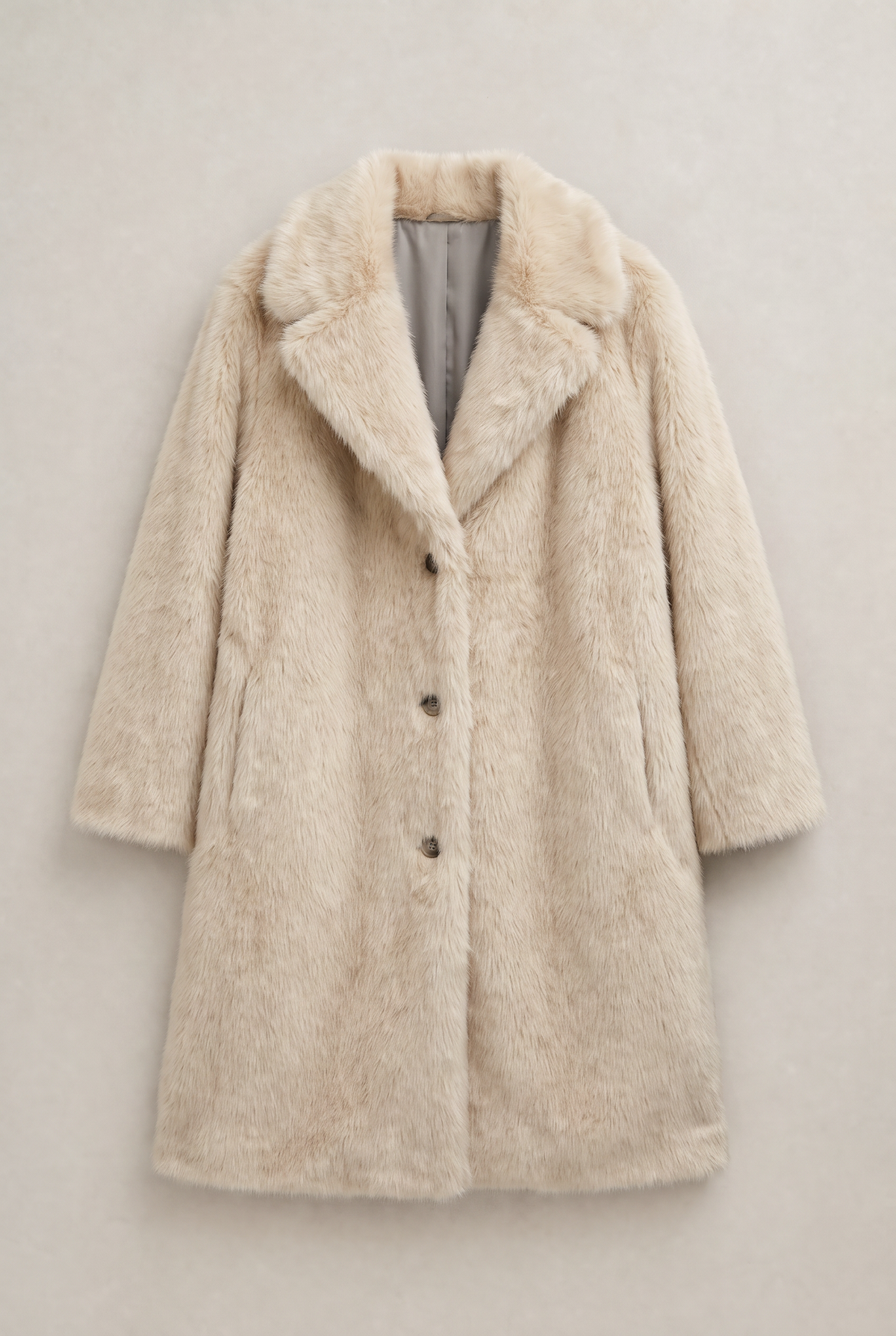 Women’s Dalmatian Print Faux Fur Coat