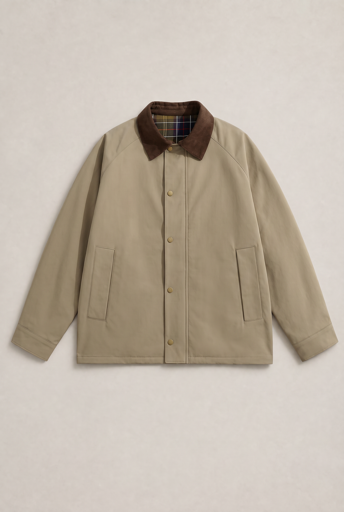 Men’s Contrast Cord Collar Jacket