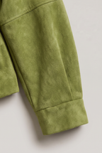 Women’s Belted Stand Collar Utility Jacket