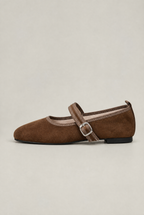 Women’s Velvet Mary Jane Ballet Flats