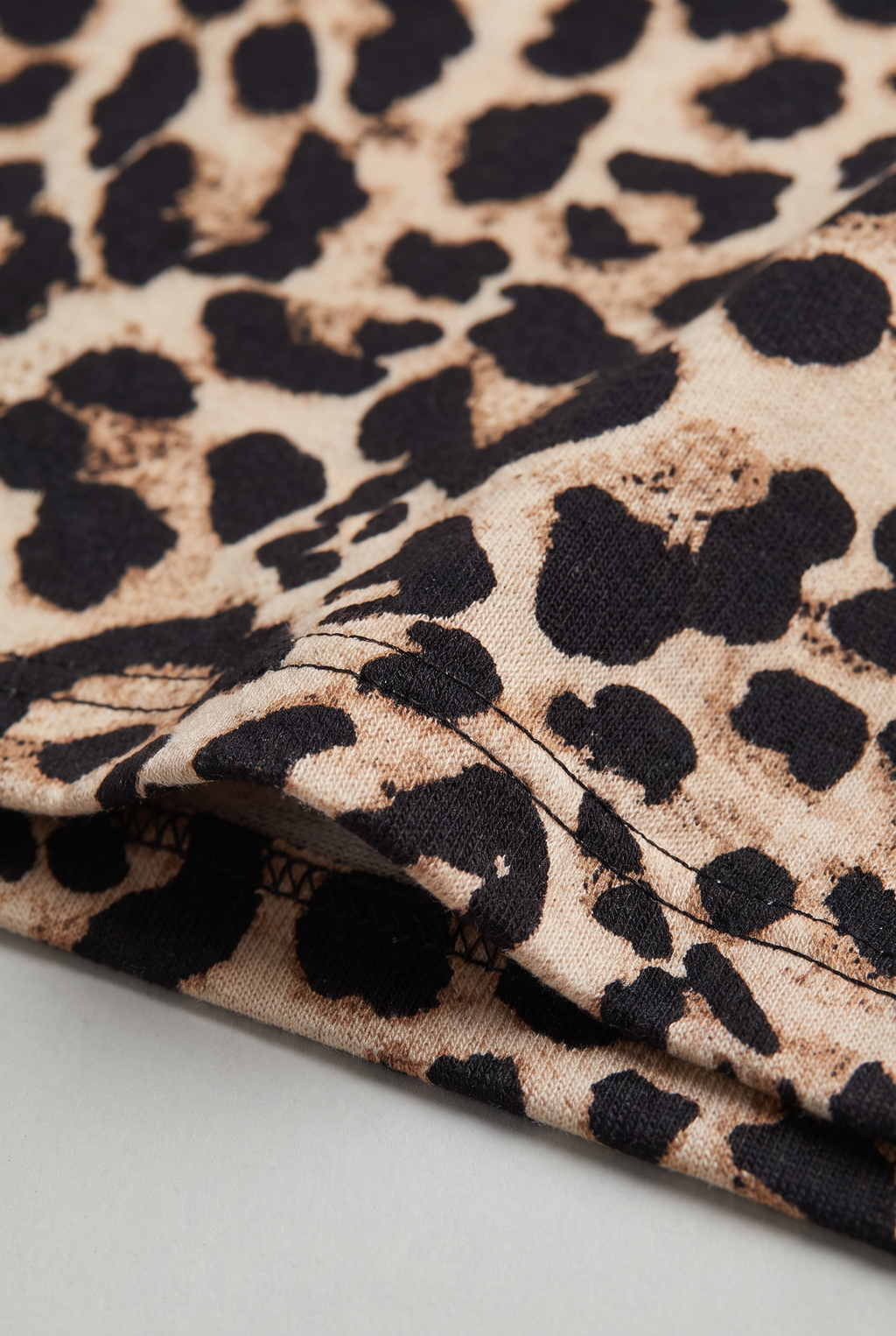 Women’s Long Sleeve Leopard Print Bodycon Midi Dress