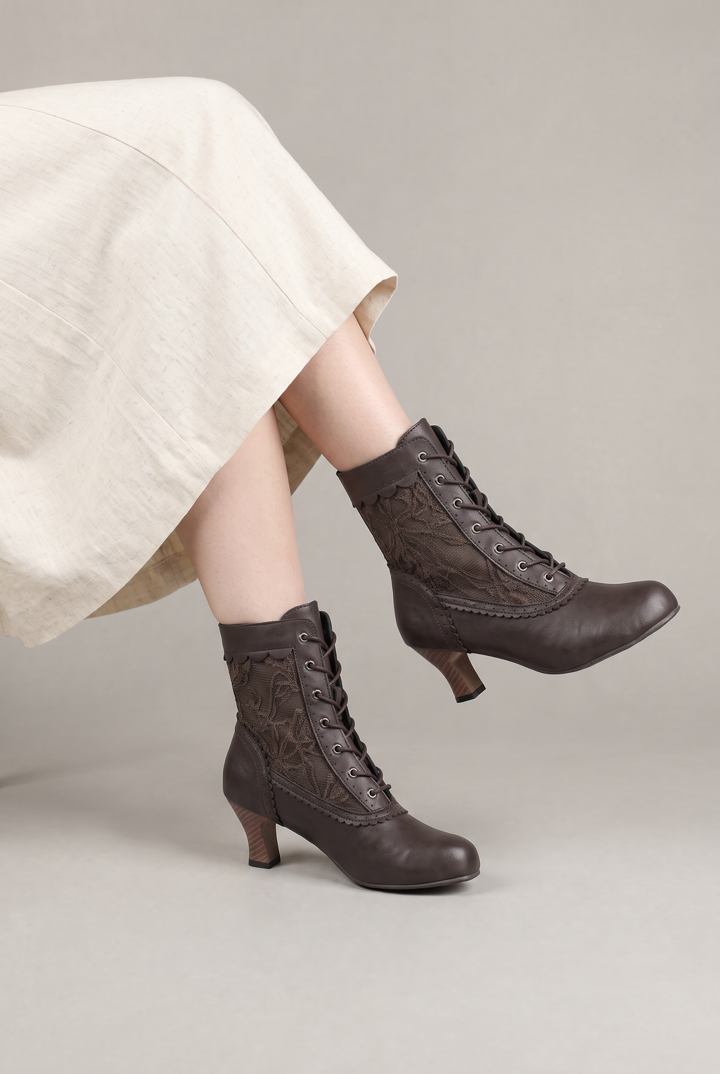 Women’s Victorian Lace Up Ankle Boots