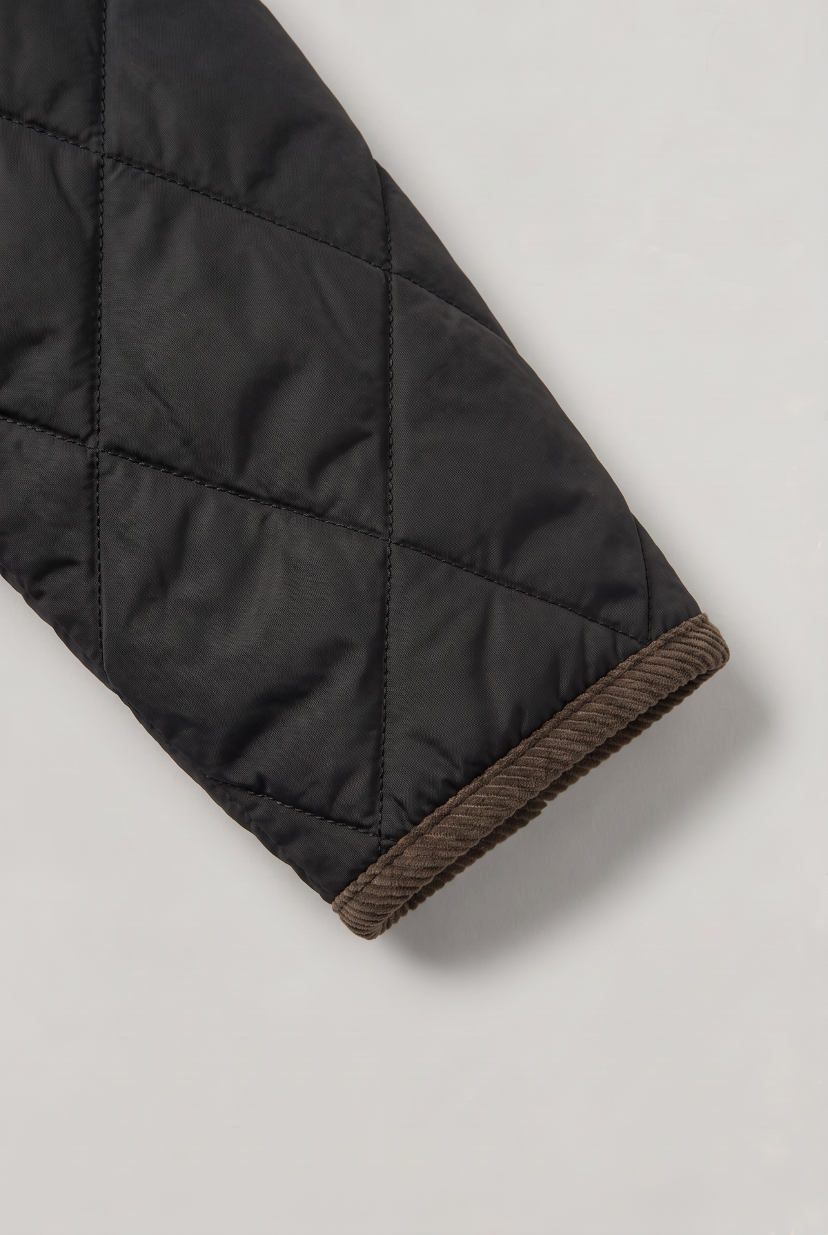 Women’s Cord Collar Diamond Quilted Jacket