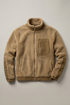 Men’s Teddy Fleece Zip-Up Jacket
