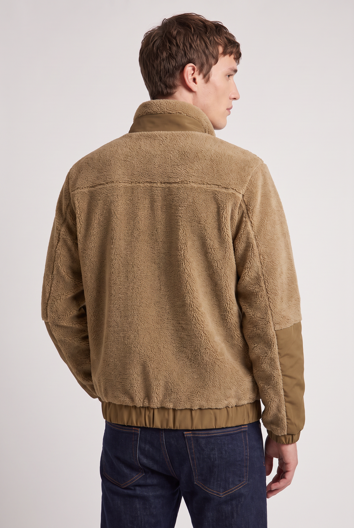 Men’s Teddy Fleece Zip-Up Jacket