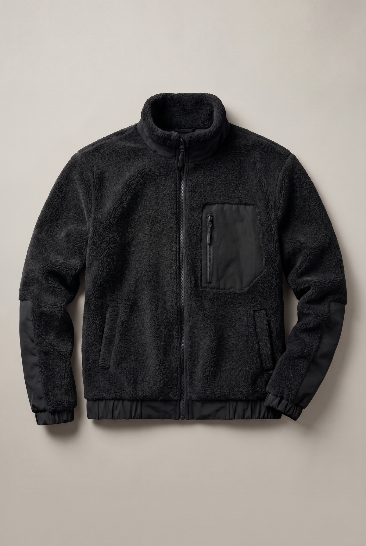 Men’s Teddy Fleece Zip-Up Jacket