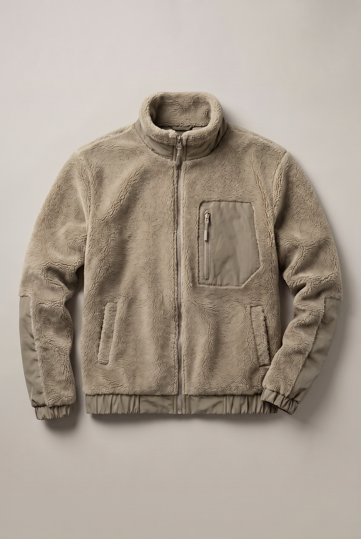 Men’s Teddy Fleece Zip-Up Jacket