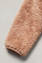 Women's Fleece Teddy Jacket - Zip up
