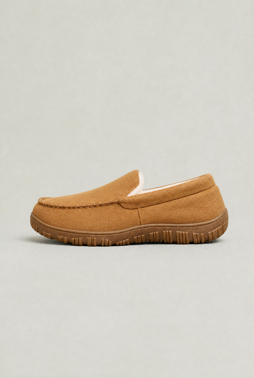 Men’s Suede Moccasin Slippers