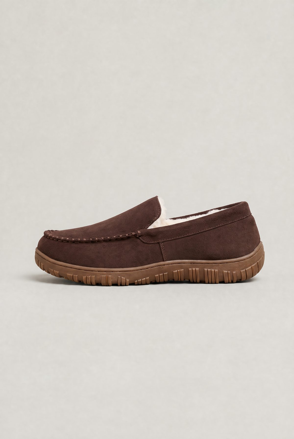 Men’s Suede Moccasin Slippers