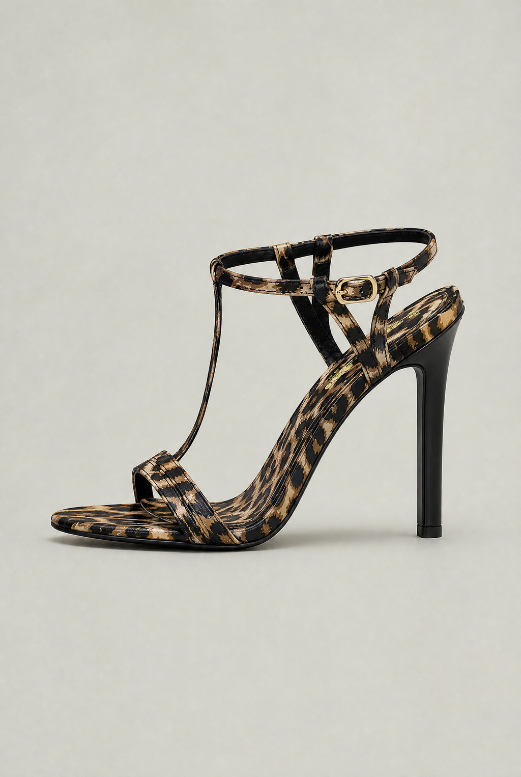 Women’s Leopard Print Heeled Sandals