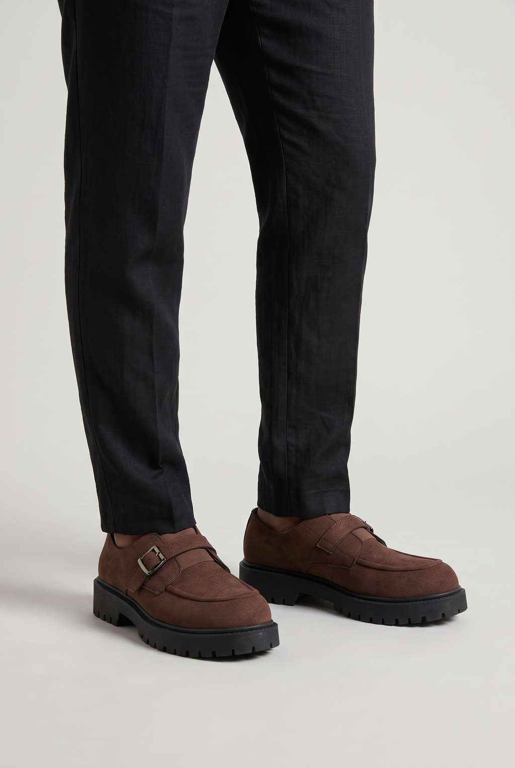 Men’s Nubuck Leather Chunky Loafers