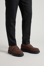 Men’s Nubuck Leather Chunky Loafers