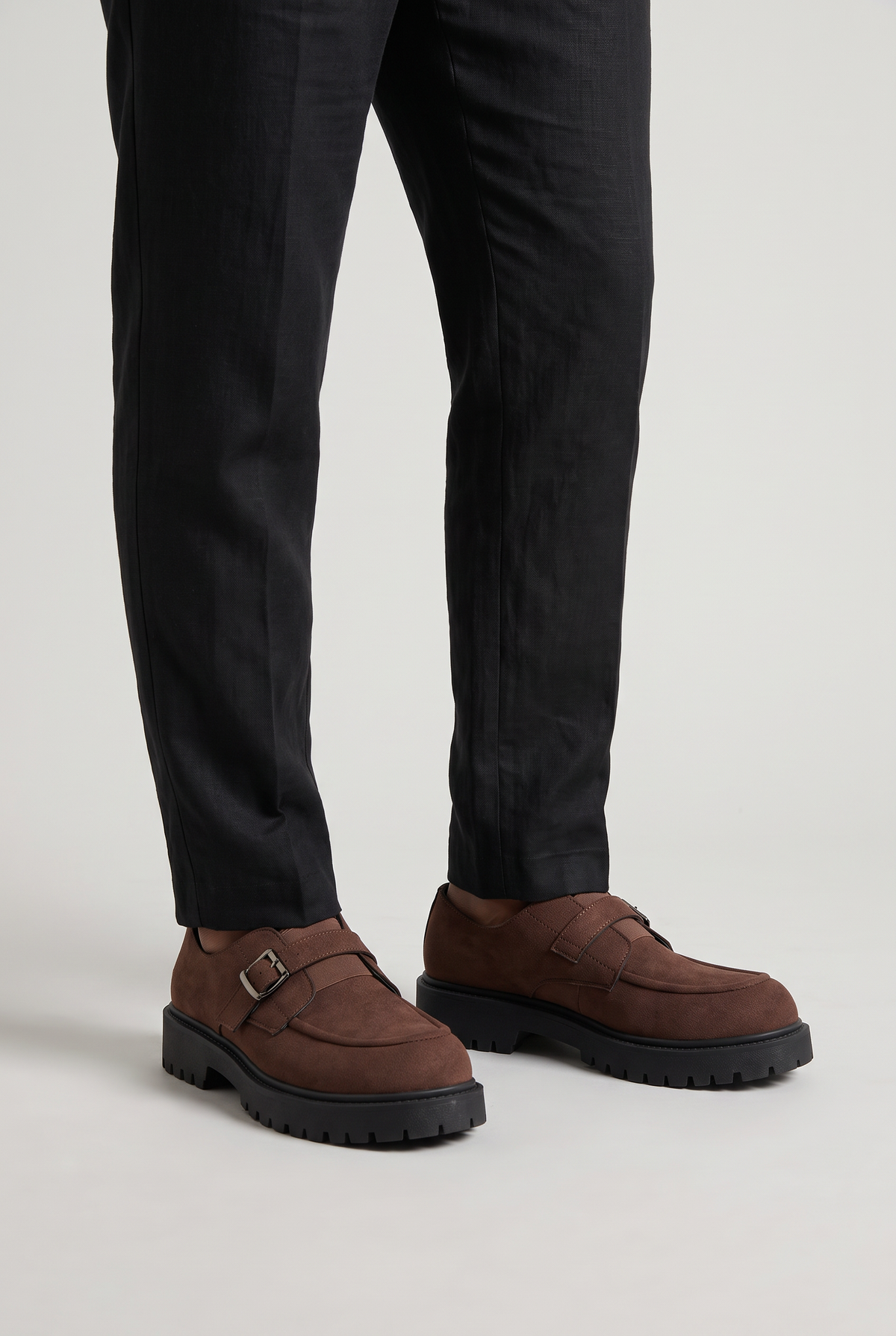 Men’s Nubuck Leather Chunky Loafers