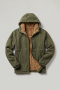 Men’s Hooded Fleece-Lined Jacket