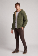 Men’s Hooded Fleece-Lined Jacket