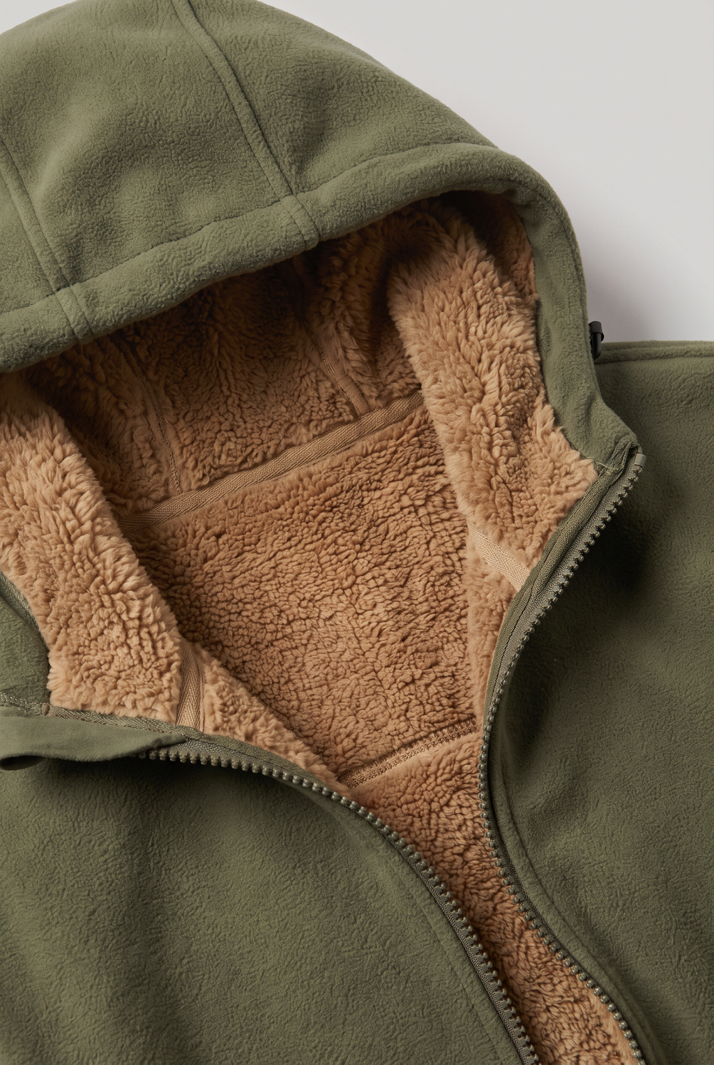 Men’s Hooded Fleece-Lined Jacket