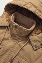 Men’s Fleece-Lined Multi-Pocket Outdoor Jacket
