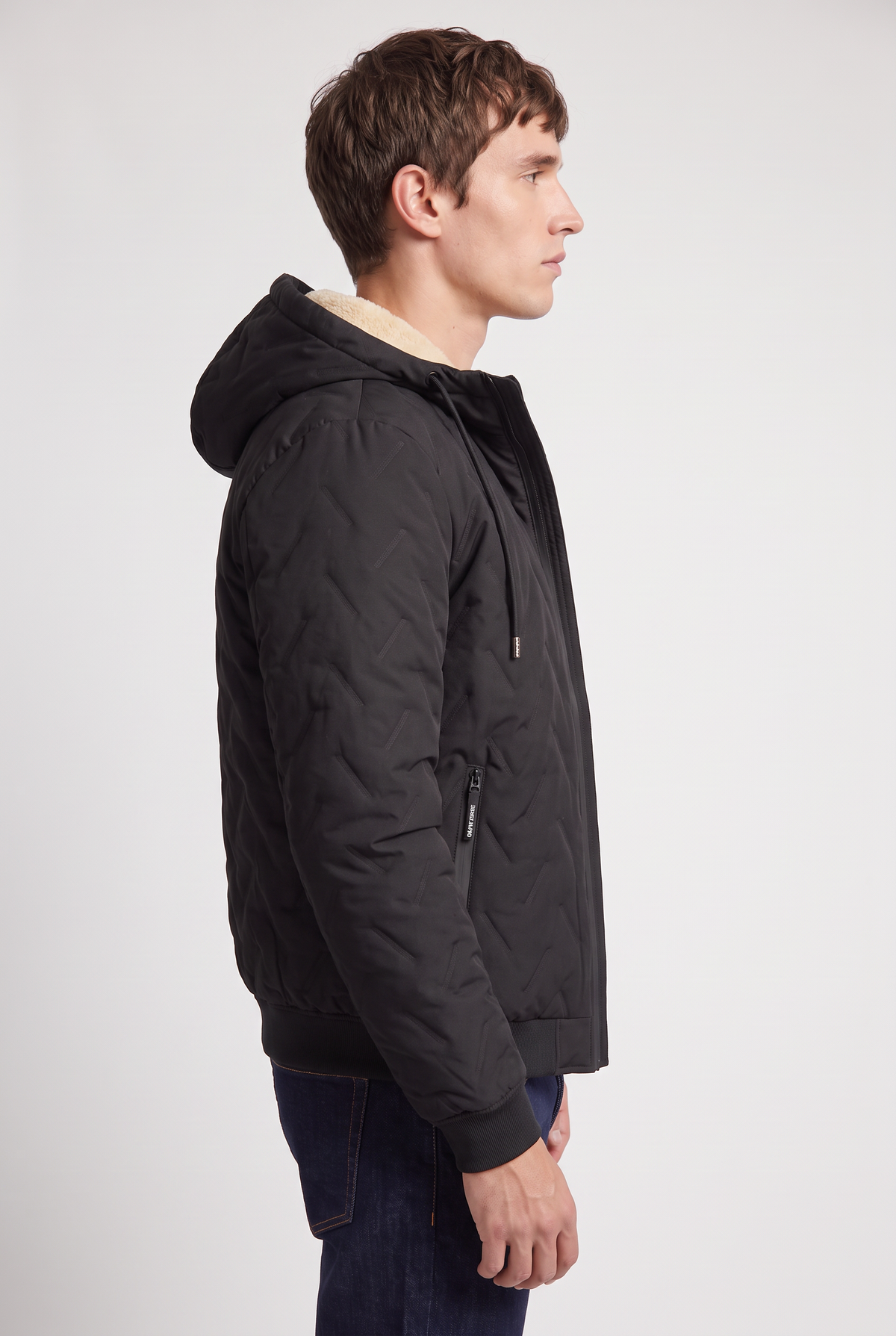 Men’s Fleece-Lined Hooded Winter Jacket