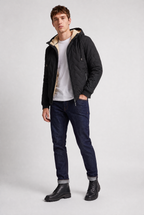 Men’s Fleece-Lined Hooded Winter Jacket
