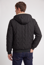 Men’s Fleece-Lined Hooded Winter Jacket