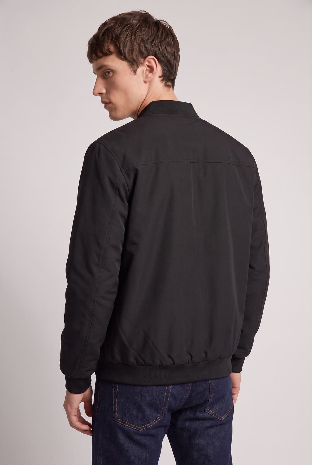 Men’s Fleece-Lined Bomber Jacket