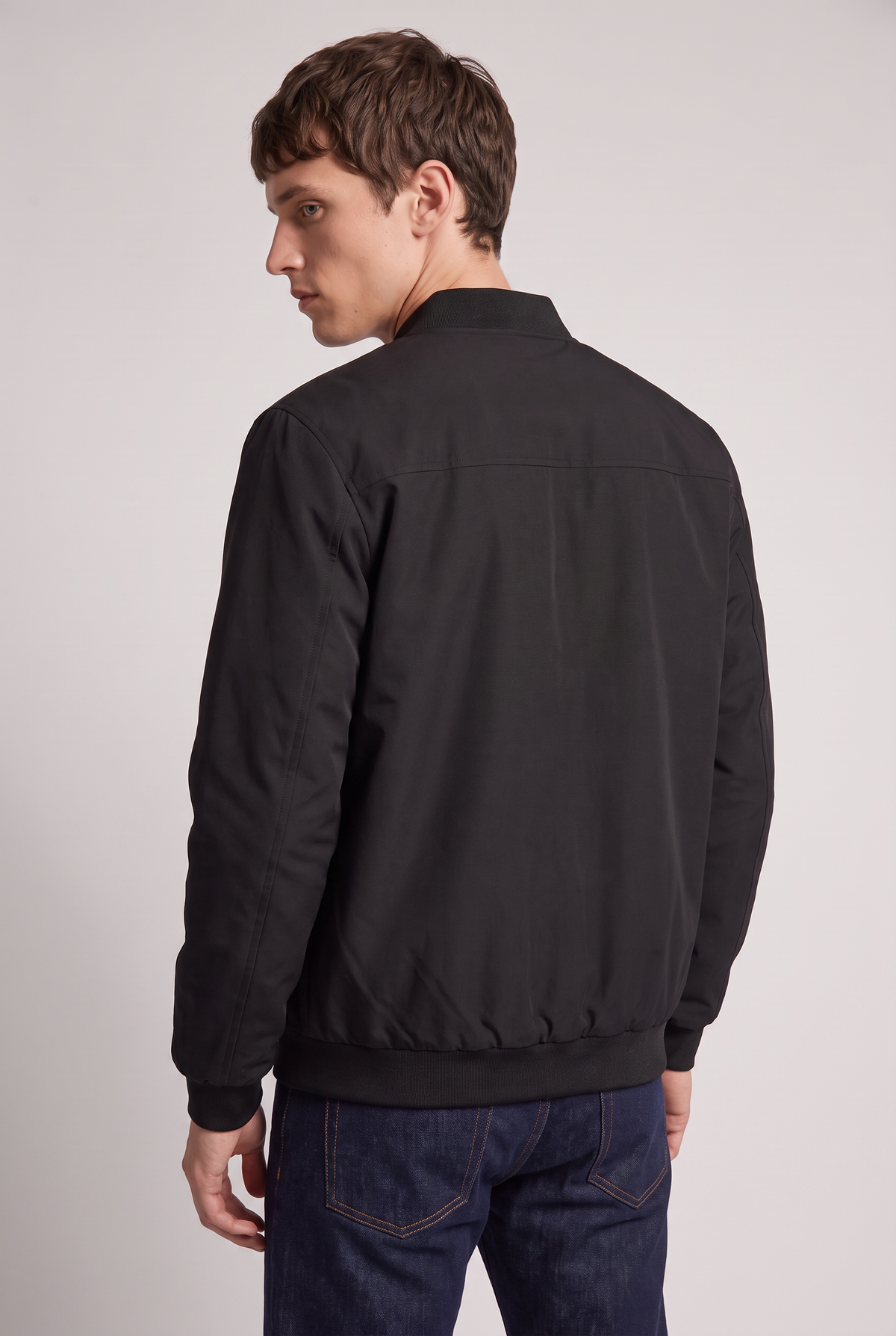 Men’s Fleece-Lined Bomber Jacket