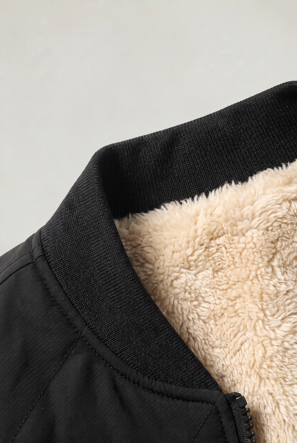 Men’s Fleece-Lined Bomber Jacket