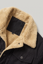 Men’s Sherpa Collar Fleece-Lined Jacket