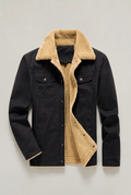 Men’s Sherpa Collar Fleece-Lined Jacket