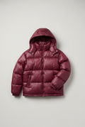 Women’s Oversized Hooded Puffer Jacket - Red Wine