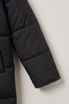 Women’s Fleece Lined Longline Quilted Puffer Coat