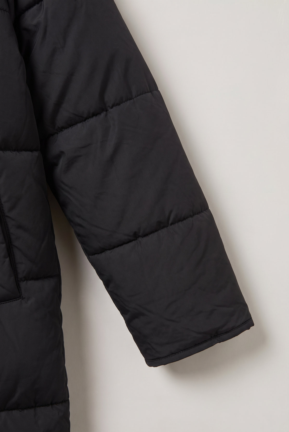 Women’s Fleece Lined Longline Quilted Puffer Coat