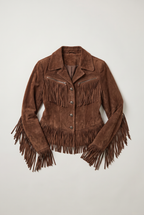 Women’s Western Tassel Suede Jacket