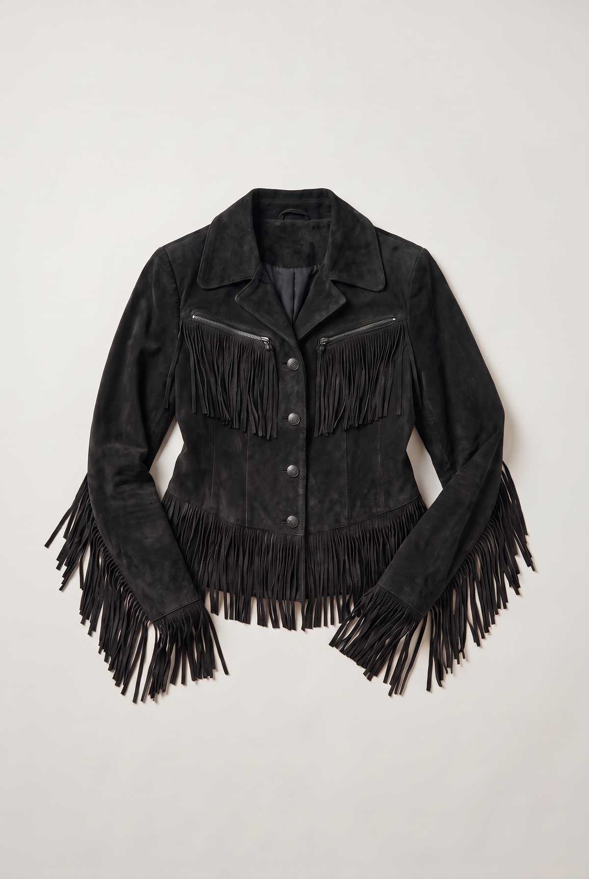 Women’s Western Tassel Suede Jacket