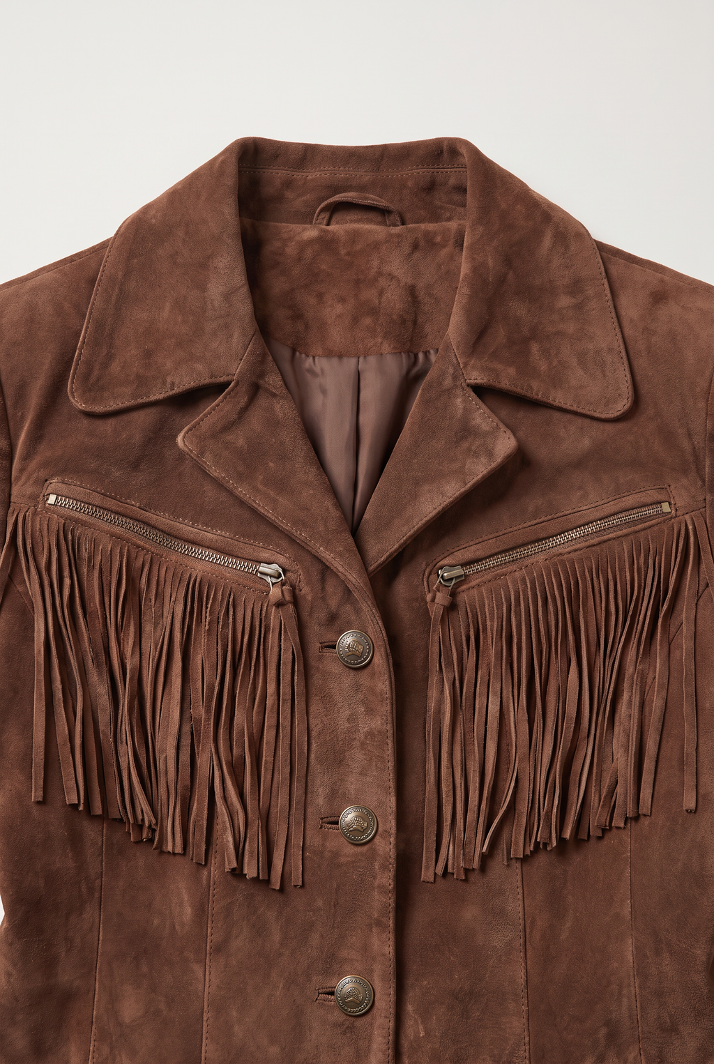 Women’s Western Tassel Suede Jacket