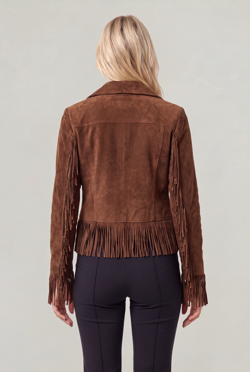 Women’s Western Tassel Suede Jacket