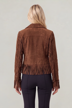 Women’s Western Tassel Suede Jacket