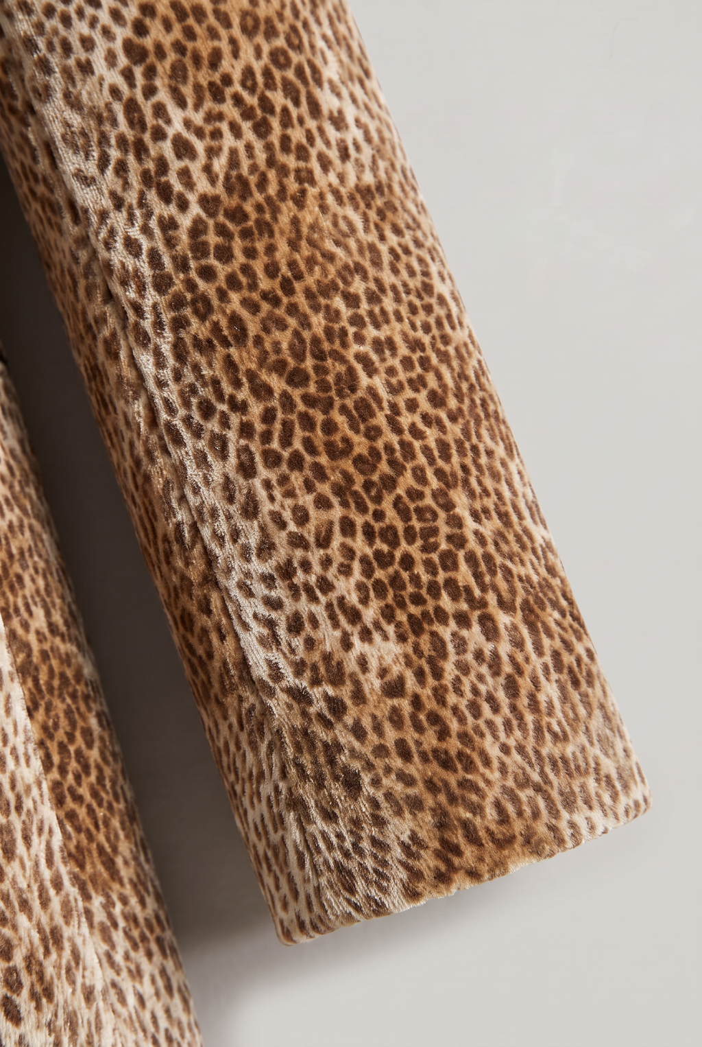 Women’s Double-Breasted Fawn Print Blazer