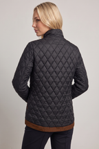 Women’s Contrast Trim Quilted Jacket