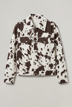 Women’s Cow Print Western Jacket