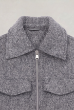 Women’s Cropped Zip-Up Utility Jacket