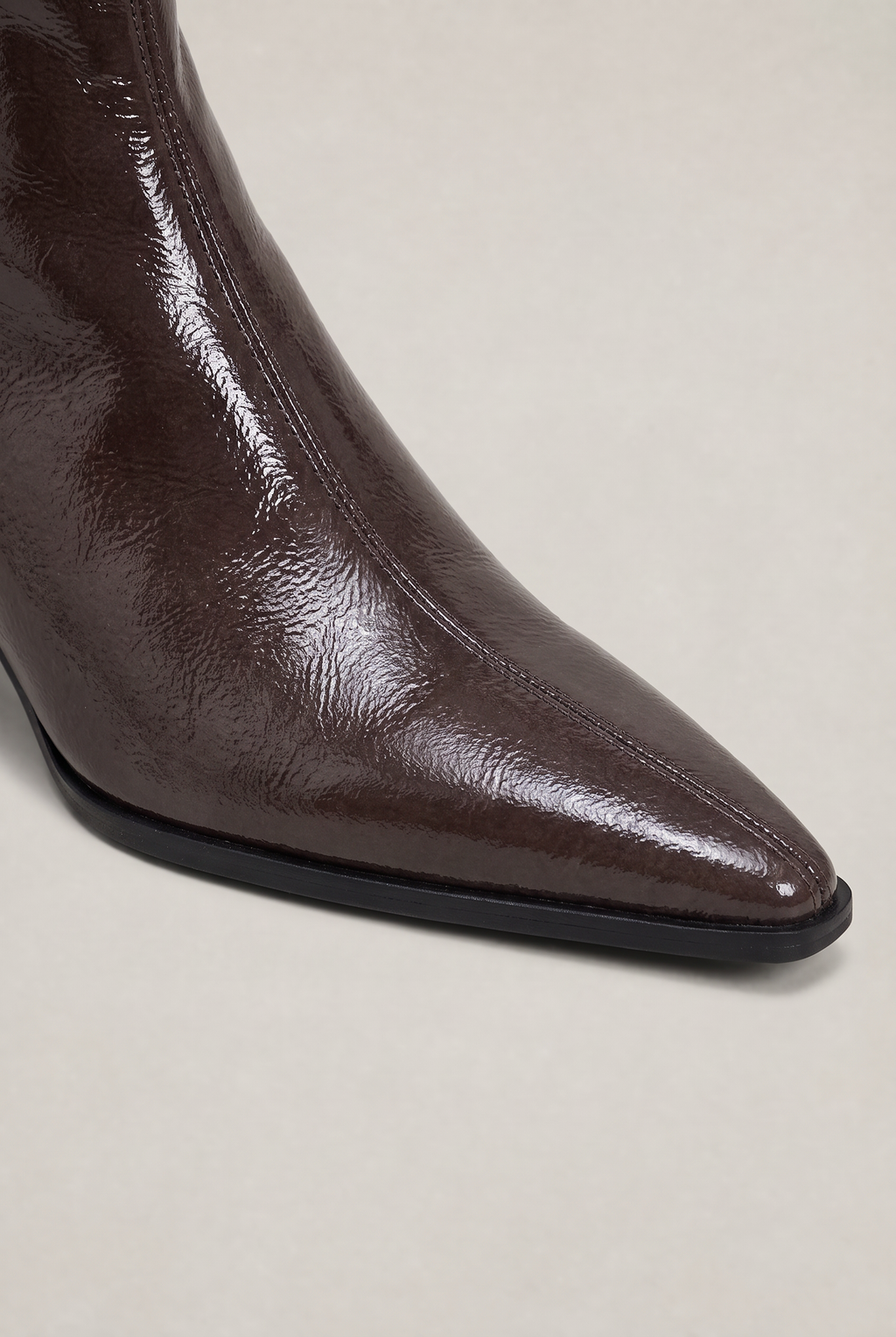 Women’s Ankle Boots Patent Pointed Toe Heel