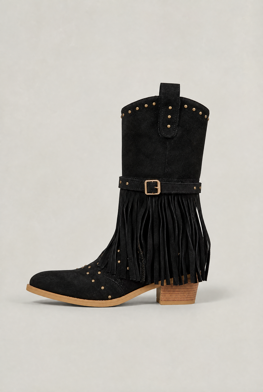 Women’s Cowboy Boots Fringe Studded Western Style